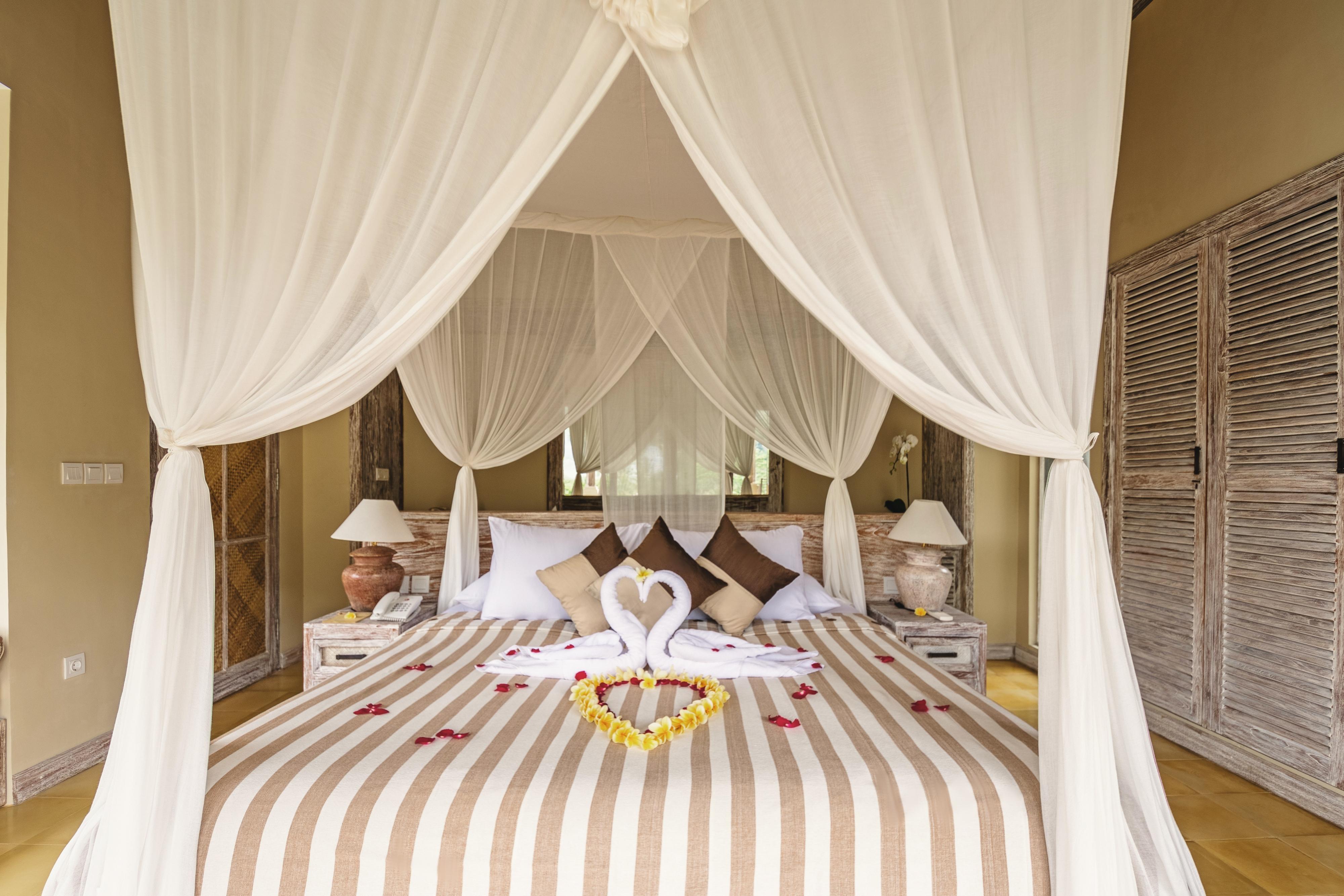 מלון Wapa Di Ume Sidemen מראה חיצוני תמונה A bed with a mosquito net