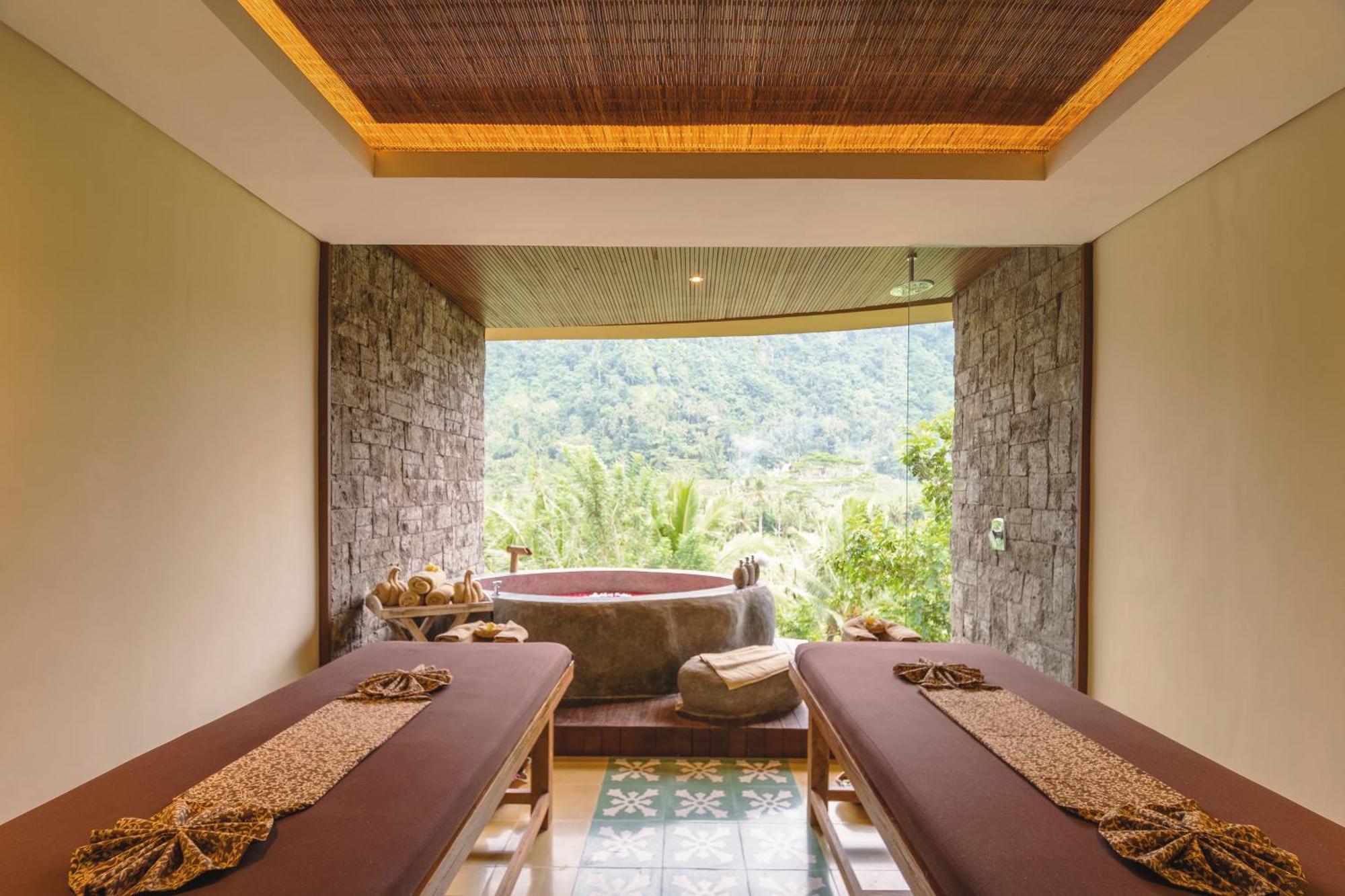 מלון Wapa Di Ume Sidemen מראה חיצוני תמונה Spa at The Valley of the Winds