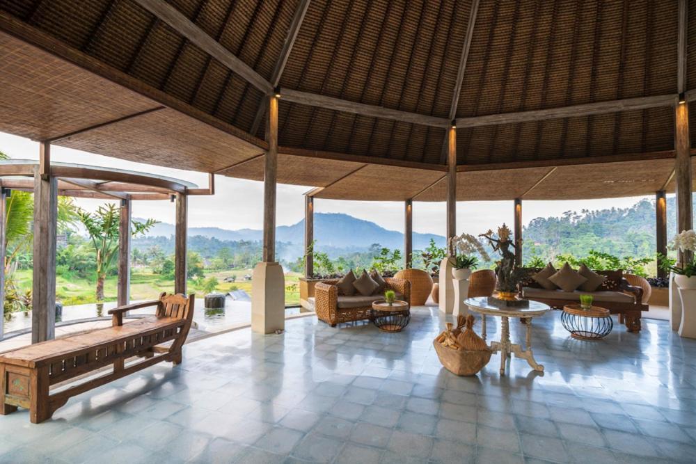 מלון Wapa Di Ume Sidemen מראה חיצוני תמונה The lobby at the resort